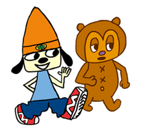 parappa and pj berri walking together